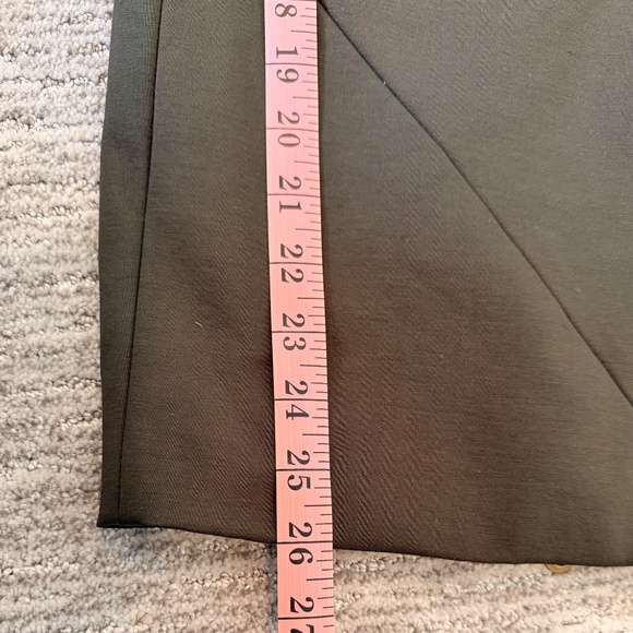 NWOT L.A.M.B. Gwen Stefani Green Lace Up Asymmetrical  Y2K Dress Size 6 - Picture 15 of 15